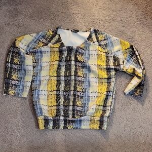 Project RUNWAY Women's Colorful Plaid Top